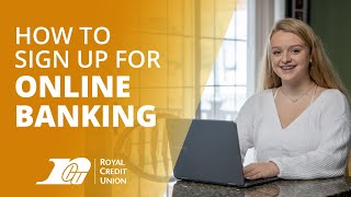 How To Sign Up For Online Banking At Royal Credit Union [upl. by Meyer525]