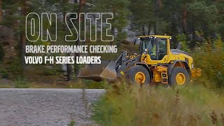 How to Test Volvo Wheel Loader Brakes From Cab [upl. by Gwenni10]