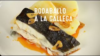 Receta de rodaballo a la gallega [upl. by Retsev]