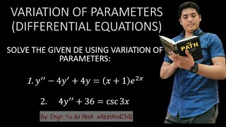 Variation of Parameters Second Order DE  Differential Equations [upl. by Solis]