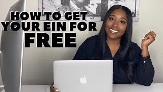 How To Get Your EIN Employer Identification Number For Your Business For FREE [upl. by Abihsat840]