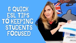 ESL Teaching Tips  6 Classroom Management Strategies [upl. by Roybn]