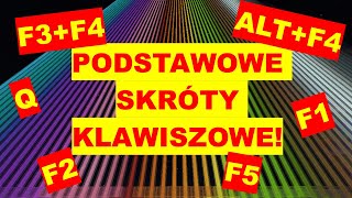 PODSTAWOWE skróty klawiszowe do Minecrafta Dla Początkujących graczy [upl. by Attegroeg]