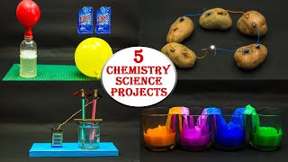 5 Chemistry Science Projects [upl. by Xantha275]