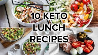 10 Keto Lunch Recipes That Are Easy amp Satisfying [upl. by Elocen]