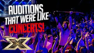 AMAZING Auditions that turned into CONCERTS  The X Factor UK [upl. by Malchy877]