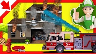 Exciting Fire Truck Adventures 🚒  Fun amp Educational Cartoon for Kids [upl. by Stu]