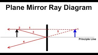 Plane Mirror Ray Diagram Steps [upl. by Fisuoy72]