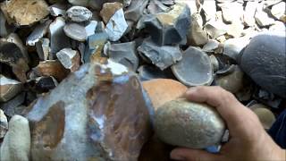 200  12 Spalling Chert Flint for Flintknapping [upl. by Blackburn]