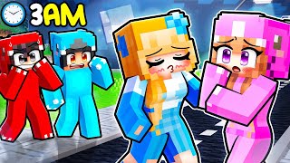 Crystal is SLEEPWALKING At 3AM In Minecraft [upl. by Lemieux245]