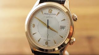 JaegerLeCoultre Master Memovox Alarm Q1412430 JLC Watch Review [upl. by Balfour]