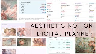 HOW TO CREATE A DIGITAL PLANNER IN NOTION  Free Templates  DIGITAL PLANNING 101 [upl. by Barling]