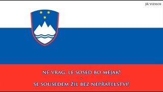 Slovinská hymna SLOCZ text  Anthem of Slovenia Czech [upl. by Clair613]