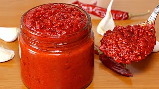 Red Chilli Garlic Chutney  Easy And Quick Garlic Chutney  Kanaks Kitchen [upl. by Ellennad]