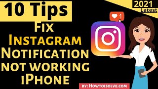 Fixed Instagram Notifications not working on iPhone iPad iOS 18 2024 Updated [upl. by Saxen]