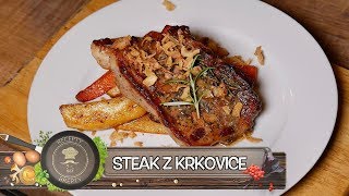 Steak z vepřové krkovice  Valentýnské menu [upl. by Akinirt]