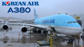 🇺🇸 Los Angeles LAX to Seoul ICN 🇰🇷 Korean Air Airbus A380  FULL FLIGHT REPORT Polar route [upl. by Shevlo631]