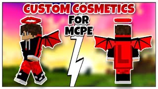 How to get Custom Cosmetics for MCBE MCPE  IOS [upl. by Naibaf]