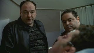 Tony Visits Benny In The Hospital  The Sopranos HD [upl. by Marko]