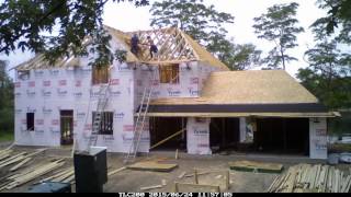 Time Lapse Home Construction 156 days of construction in 1275 minutes [upl. by Tobias971]