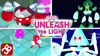 ALL BOSS BATTLE  Steven Universe Unleash the Light Apple Arcade [upl. by Nosilla218]