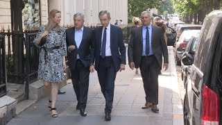 Bernard Arnault Delphine Arnault arrive at dior HC Fashion Show in Paris [upl. by Simonetta]