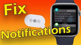 How To Fix Notifications Problems On Your Apple Watch Fast And Easy [upl. by Seroka391]