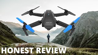 ZeroX Swift Foldable 720p HD Drone  An Honest Review [upl. by Qerat]