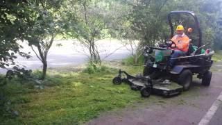 Ransomes hr3300t grass mowing [upl. by Lithea492]