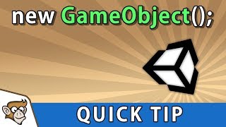 Quick Tip Multiple Ways to Create Game Objects Unity Tutorial [upl. by Izy846]