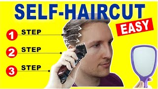 HOW TO CUT YOUR OWN HAIR  Quick and Easy Home Self Haircut Tutorial [upl. by Johnsson]