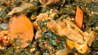 Kontomire Stew  Ghanaian Spinach Stew [upl. by Wren]