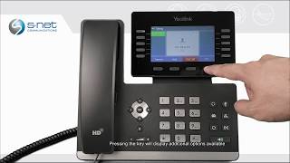 Yealink T54  Start a Conference Call [upl. by Stultz]