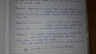 Saponification of ethyl acetate [upl. by Gun498]