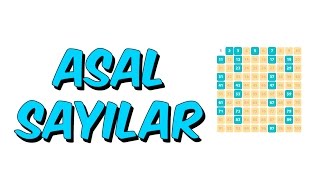 10dk da ASAL SAYILAR  MATEMATIK [upl. by Mikaela]