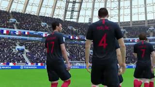 World Cup 2018 Finals Croatia vs France Full Match Sim FIFA 18 [upl. by Repooc620]