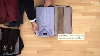 How To Pack With Tumi  MR PORTER [upl. by Ahseeyt]