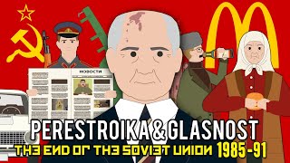 Perestroika amp Glasnost The End of the Soviet Union [upl. by Neelasor]