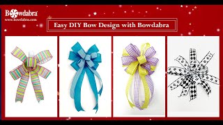 Easy DIY Designer Bows for beginners with Bowdabra [upl. by Nnyre861]