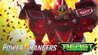 Beast Morphers  Racer Zord Battle  Episode 4 Digital Deception  Power Rangers Official [upl. by Anor]