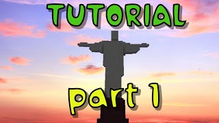 Tutorial  PART 1  Christ the Redeemer statue [upl. by Neerual]