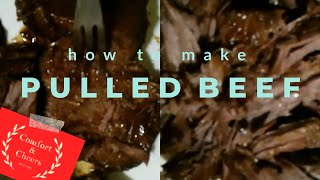 PULLED BEEF RECIPE [upl. by Edasalof]