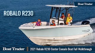 2021 Robalo R230 Center Console Walkthrough Boat Review [upl. by Ilke]