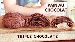 Triple Pain au chocolat Surprise your guests [upl. by Anaed]