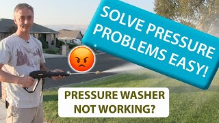 How to Solve the Pressure Washer pressure problems [upl. by Killarney]