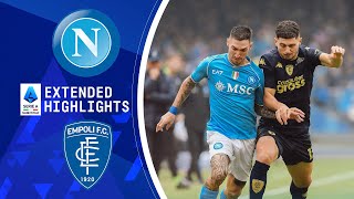 Napoli vs Empoli  Extended Highlights  Serie A  CBS Sports Golazo [upl. by Nevah]