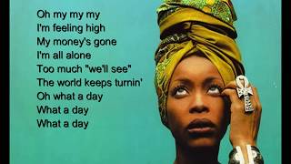 ON AND ON by ERYKAH BADU Lyrics [upl. by Ylreveb]