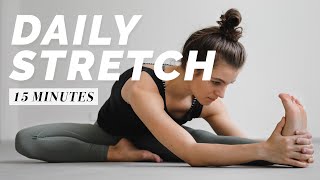 15 Min Full Body Stretch  Daily Routine for Flexibility Mobility amp Relaxation  DAY 7 [upl. by Rodgiva]