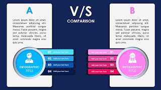 Comparison Slide in PowerPoint [upl. by Notle919]