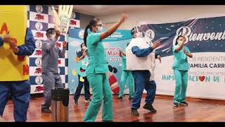 LAVADO DE MANOS  COREOGRAFÍA HOSPITAL CARRIÓN HUANCAYO [upl. by Etteroma]